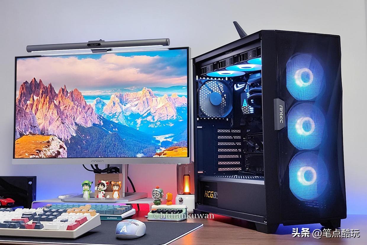 电脑光污,点到为止!5600G+安钛克DF700Flux机箱无显卡装机攻略