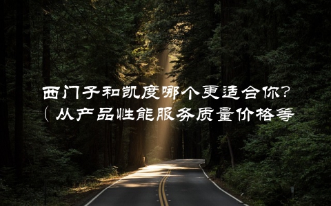 西门子和凯度哪个更适合你？（从产品性能服务质量价格等方面来对比）