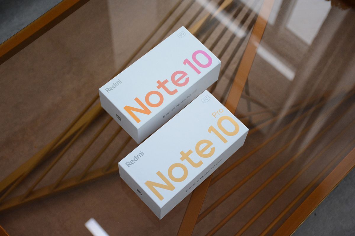 红米Redmi Note10 Pro开箱：安兔兔69万分、1500元价位性能王者来了
