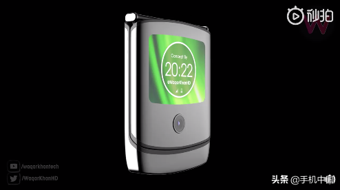 联想摩托罗拉RAZR 2019致敬经典款V3，配折叠屏视频