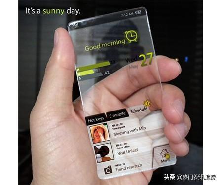 想不到十年前的概念手机  现在看来依旧是超前