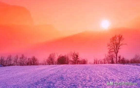 霞光万丈,光彩夺目,璀璨光辉的旭日东升美图欣赏