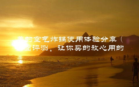 美的空气炸锅使用体验分享（全面评测，让你买的放心用的舒心）