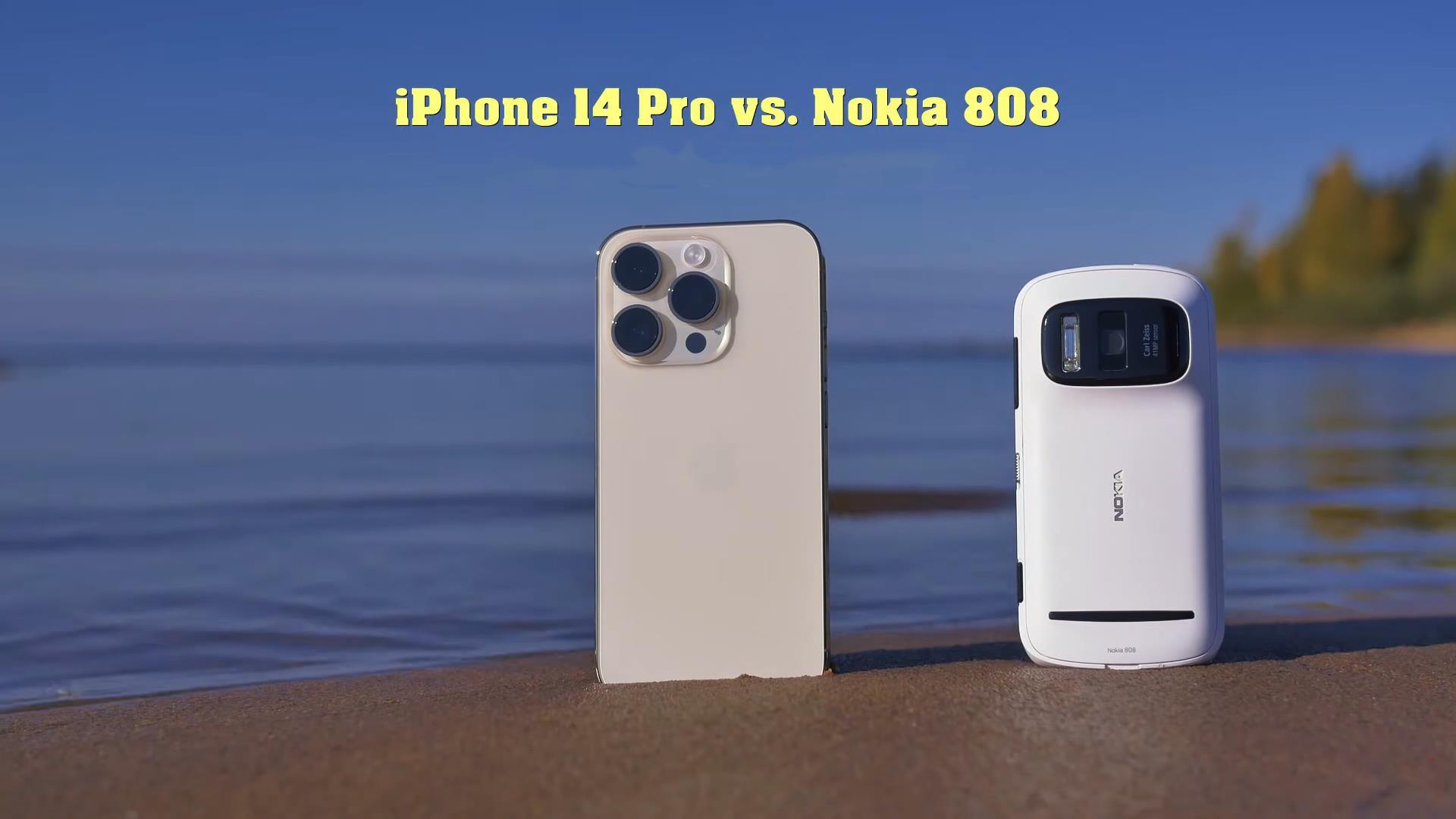 iPhone14Pro和诺基亚808拍照对比：4800万和4100万像素区别真大