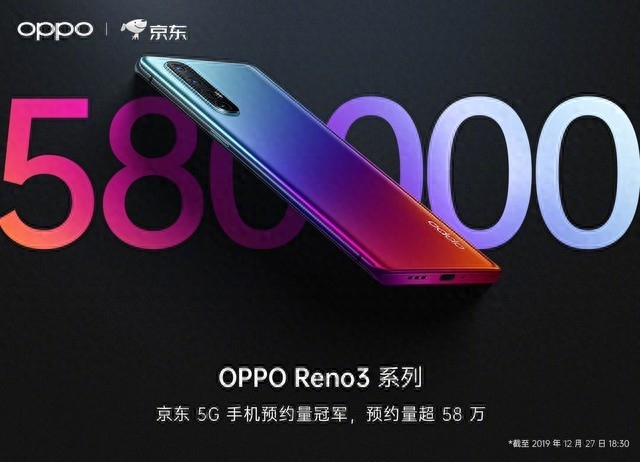 3399元起!超轻薄5G手机OPPO Reno3系列京东开售
