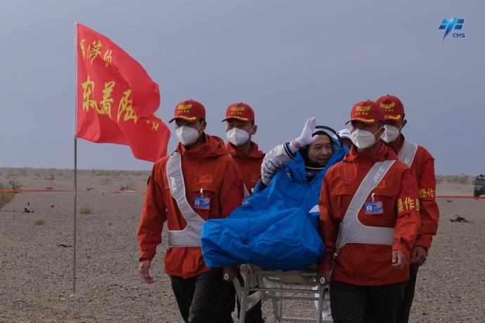 神舟十五号01 02 03状态非常好!现场高清大图抢先看