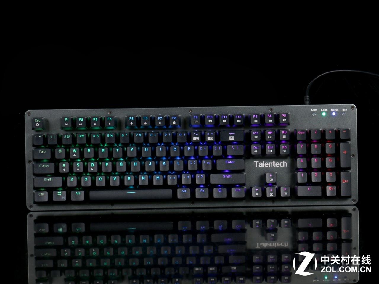 塔兰特Reaper RGB背光机械键盘高清图赏