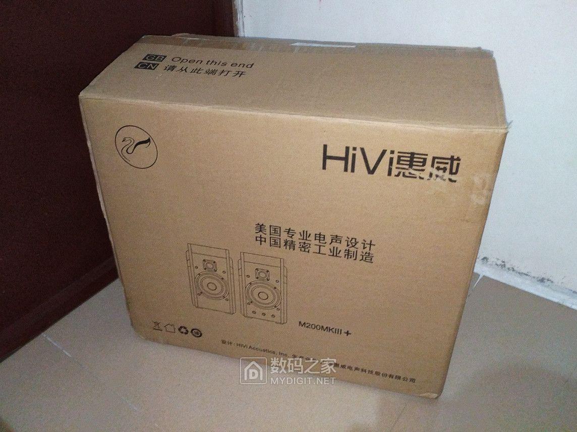 5寸音响之王:惠威M200MKⅢ+有源2.0音箱到手即拆!音效不错