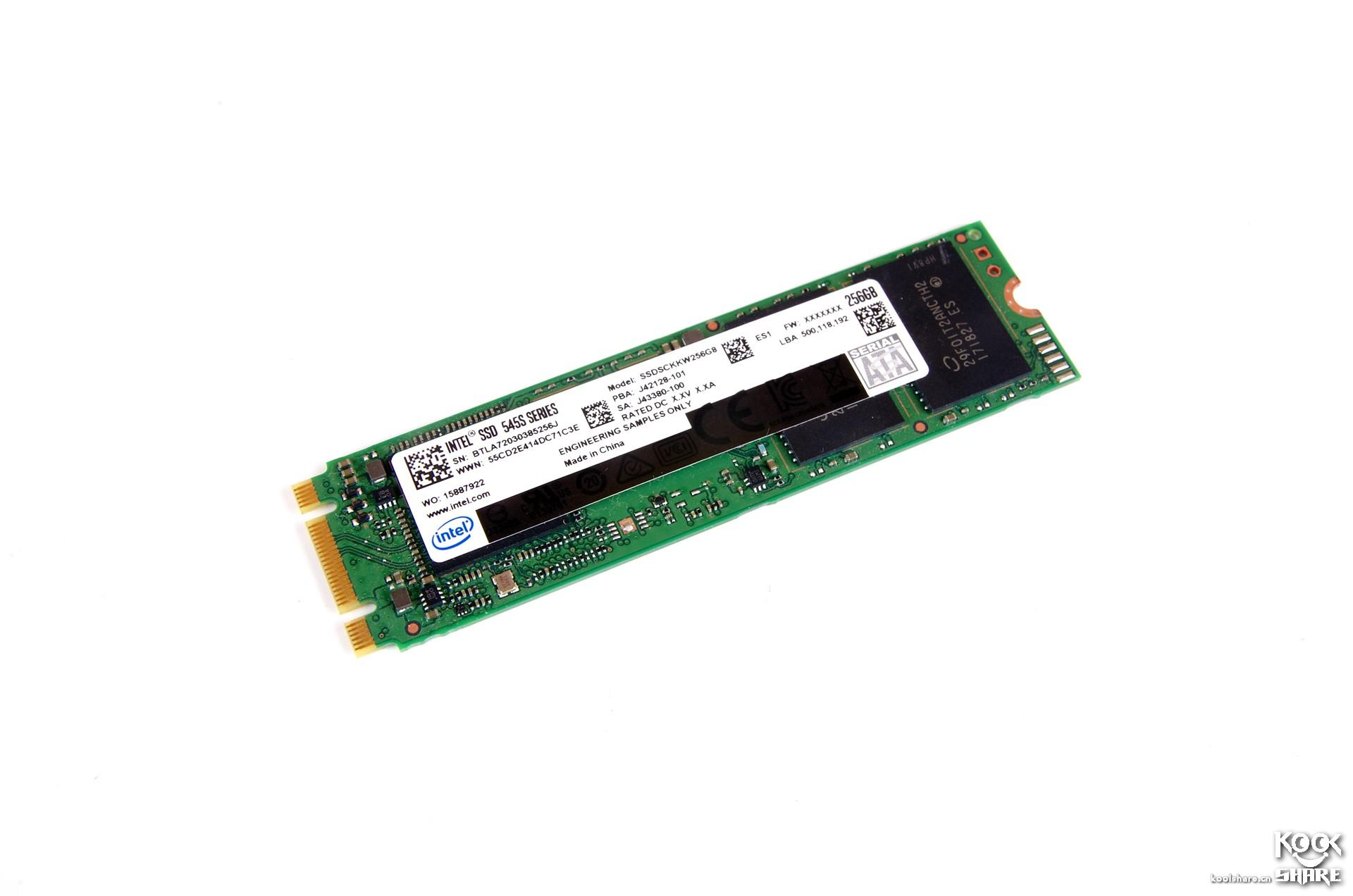 Intel 545S 256GB M.2 SSD 评测