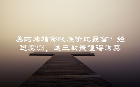 美的烤箱哪款性价比最高？经过实测，这三款最值得购买
