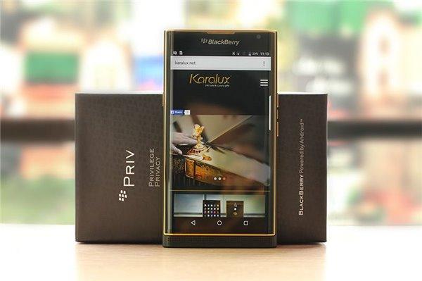 黑莓Priv土豪镀金版震撼登场:售价1300美元