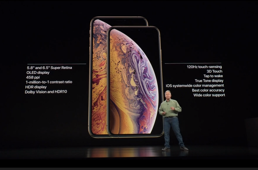 999美元！iPhone Xs正式发布：首发双卡双待+A12强势加持