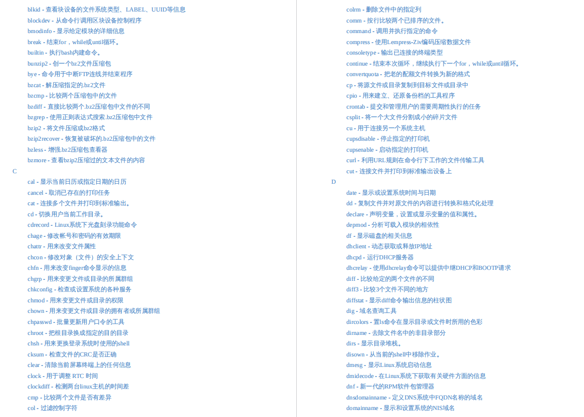 1303页Linux命令速查手册,覆含550多个常用命令,建议收藏