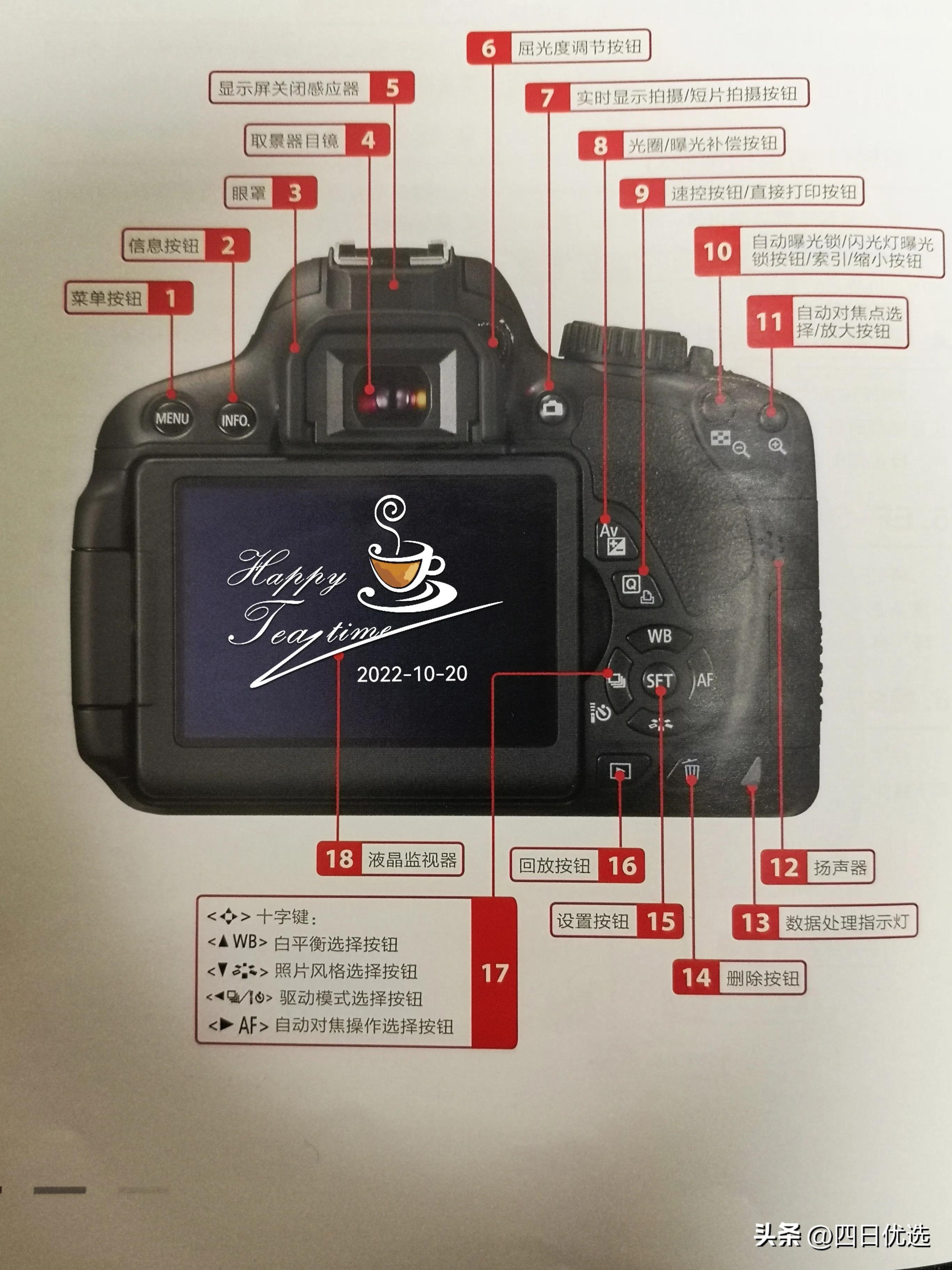 佳能650D入门基础四期（背面讲解）