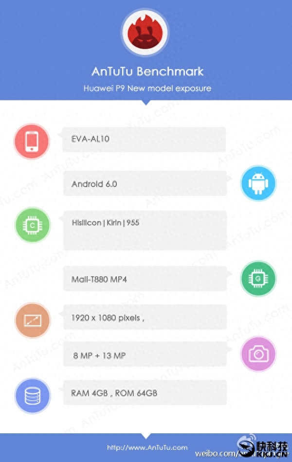 华为新旗舰P9配置敲定!新处理器加持