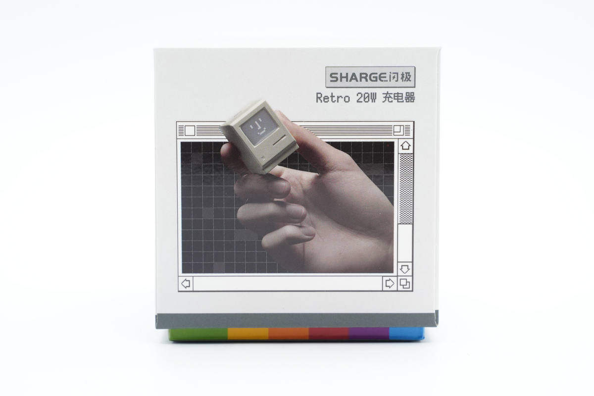 这麦金塔外观可太有把玩性了,69元闪极Retro 20W氮化镓快充拆解