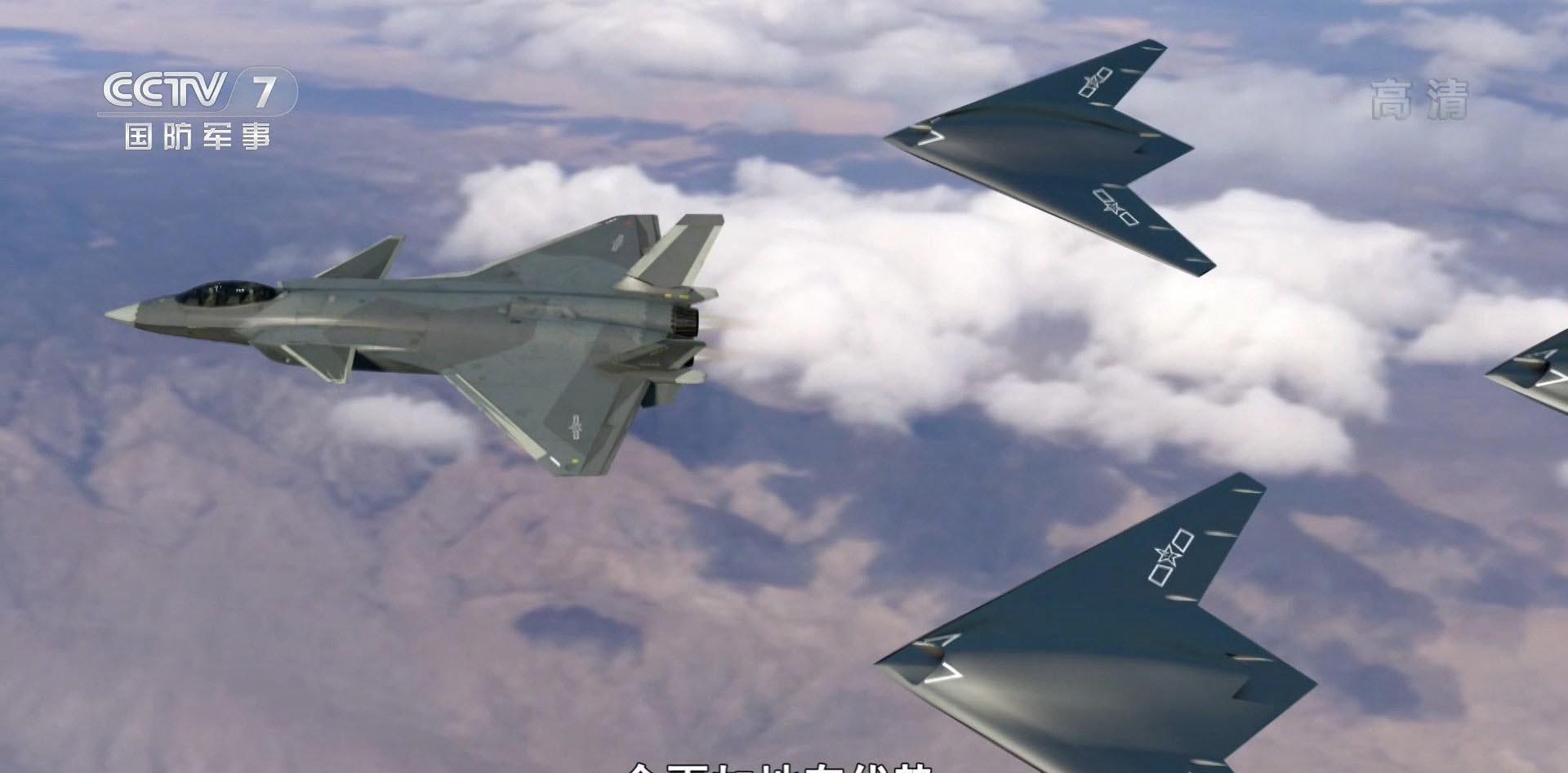 一拖三才是标配,央视首次披露歼20双座型画面,阵容很豪华
