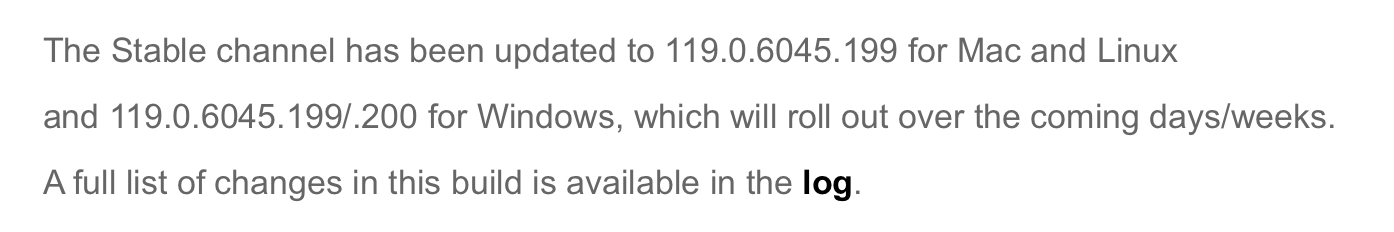 谷歌紧急更新Chrome浏览器，修复Skia引擎零日漏洞CVE-2023-6345