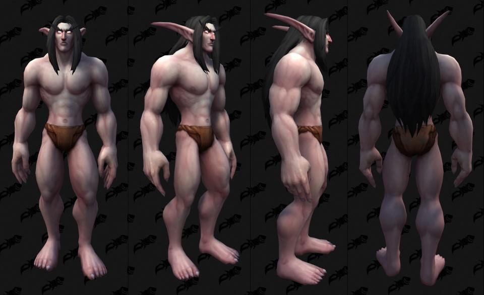 魔兽世界：9.0暗夜精灵新增角色自定义选项预览