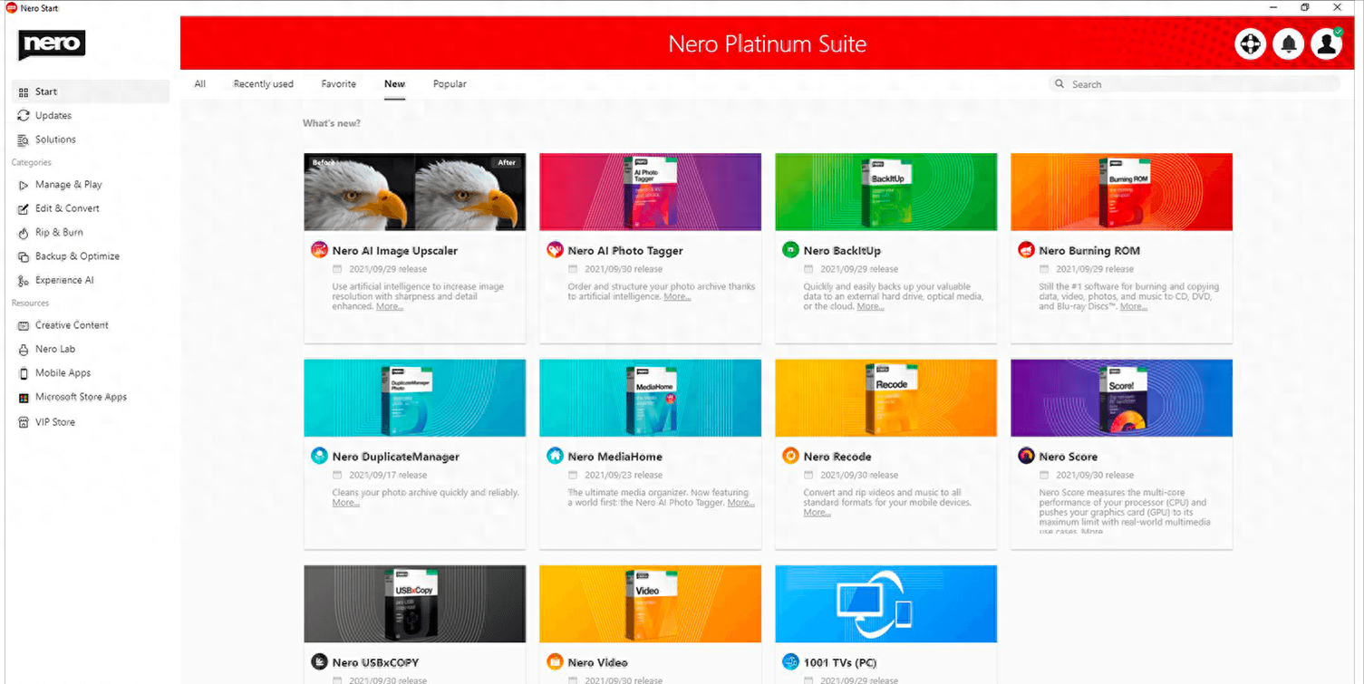 刻录软件：Nero Platinum Suite 2023
