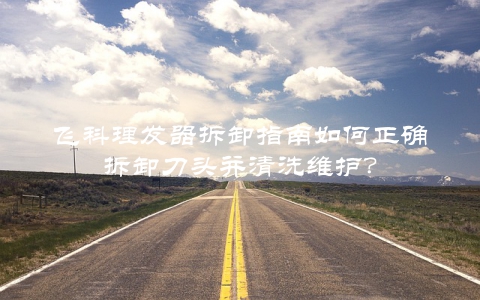 飞科理发器拆卸指南如何正确拆卸刀头并清洗维护？