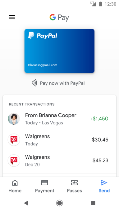 PayPal和谷歌支付服务的整合将进一步加深