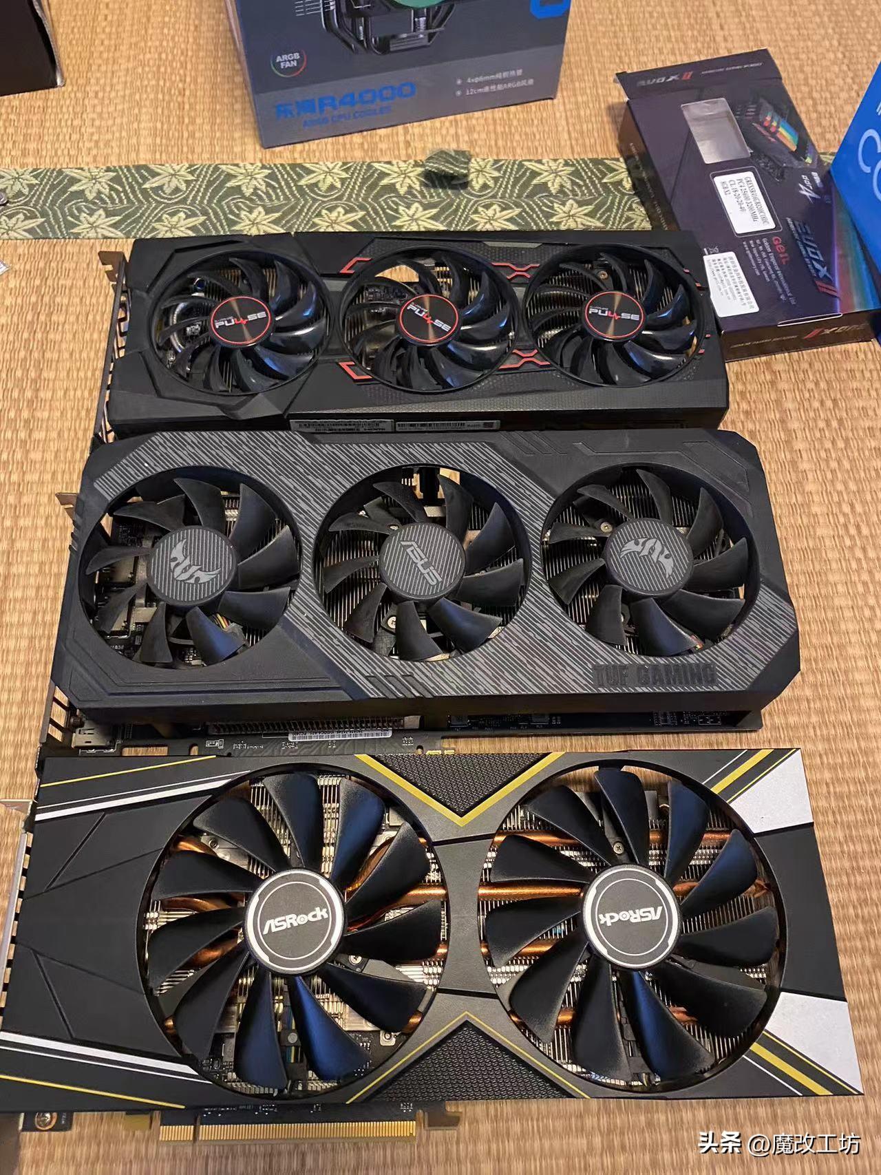 666元华硕57008GB显卡刷BIOS变身XT性能提升至37W万，低温低功耗
