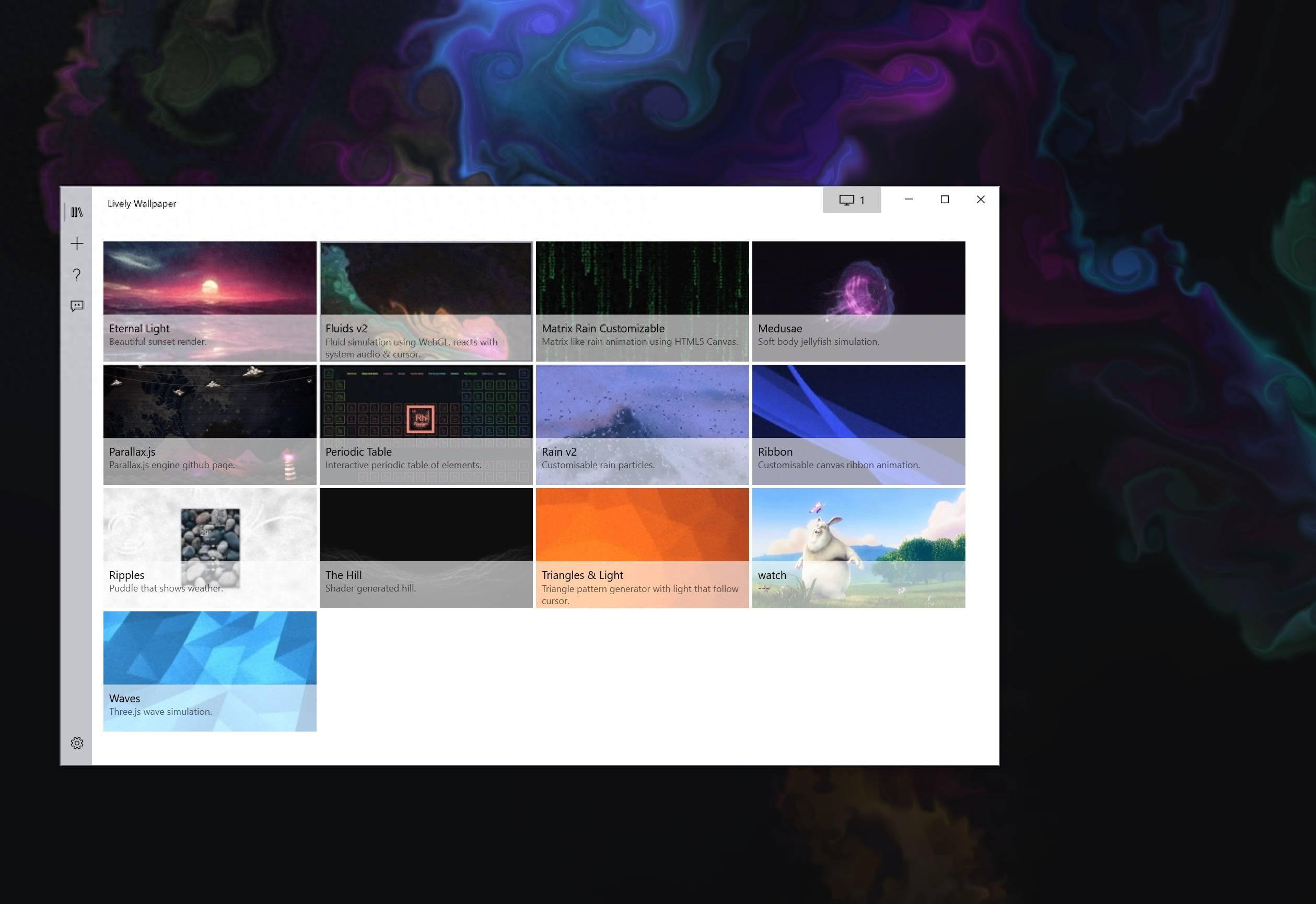推荐!让桌面酷炫动起来的免费动态壁纸:Lively Wallpaper 2.0.7.4