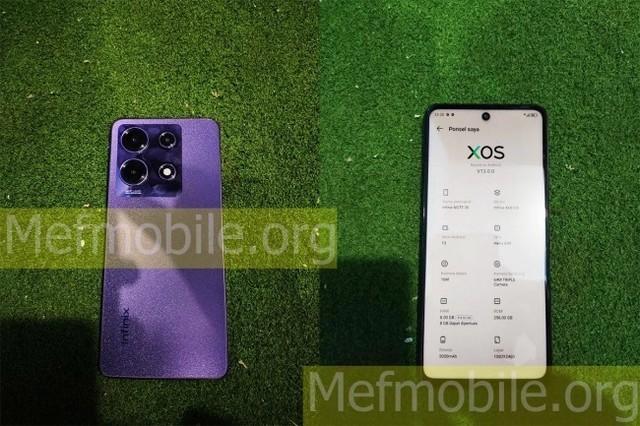 紫色后壳亮了！传音Infinix Note 30真机曝光：后置64MP三摄像头