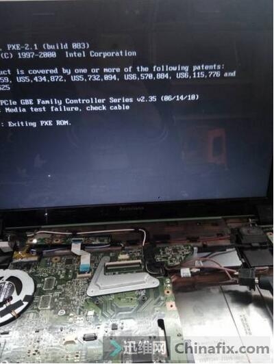 迅维快修之联想b460卡LOGO维修案例