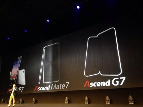 IFA 2014:华为Ascend Mate7/G7发布