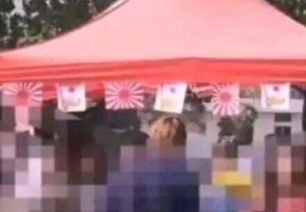 南师大校园活动悬挂“旭日旗”？校方回应：学生挂错了