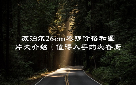 苏泊尔26cm蒸锅价格和图片大介绍（值得入手的必备厨具）