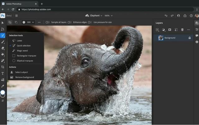 网页也能PS了 Adobe发布Photoshop/Illustrator Web 网页版