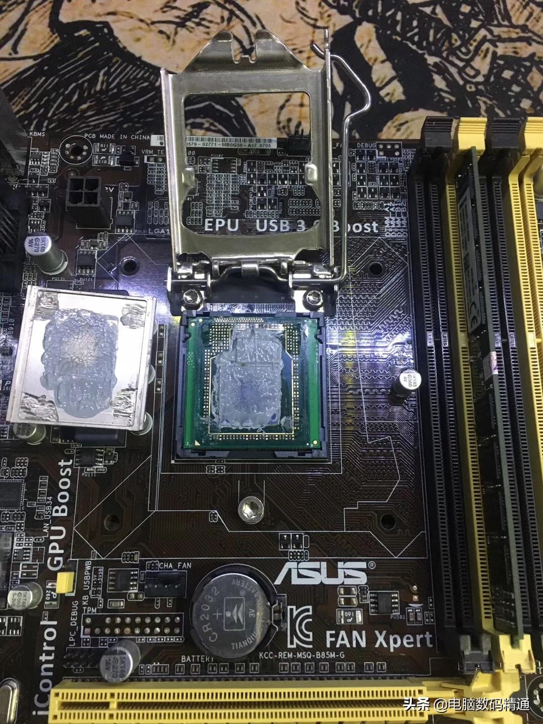 笔记本电脑i7型号CPU改装在台式电脑上用,这才是真正电脑大神!