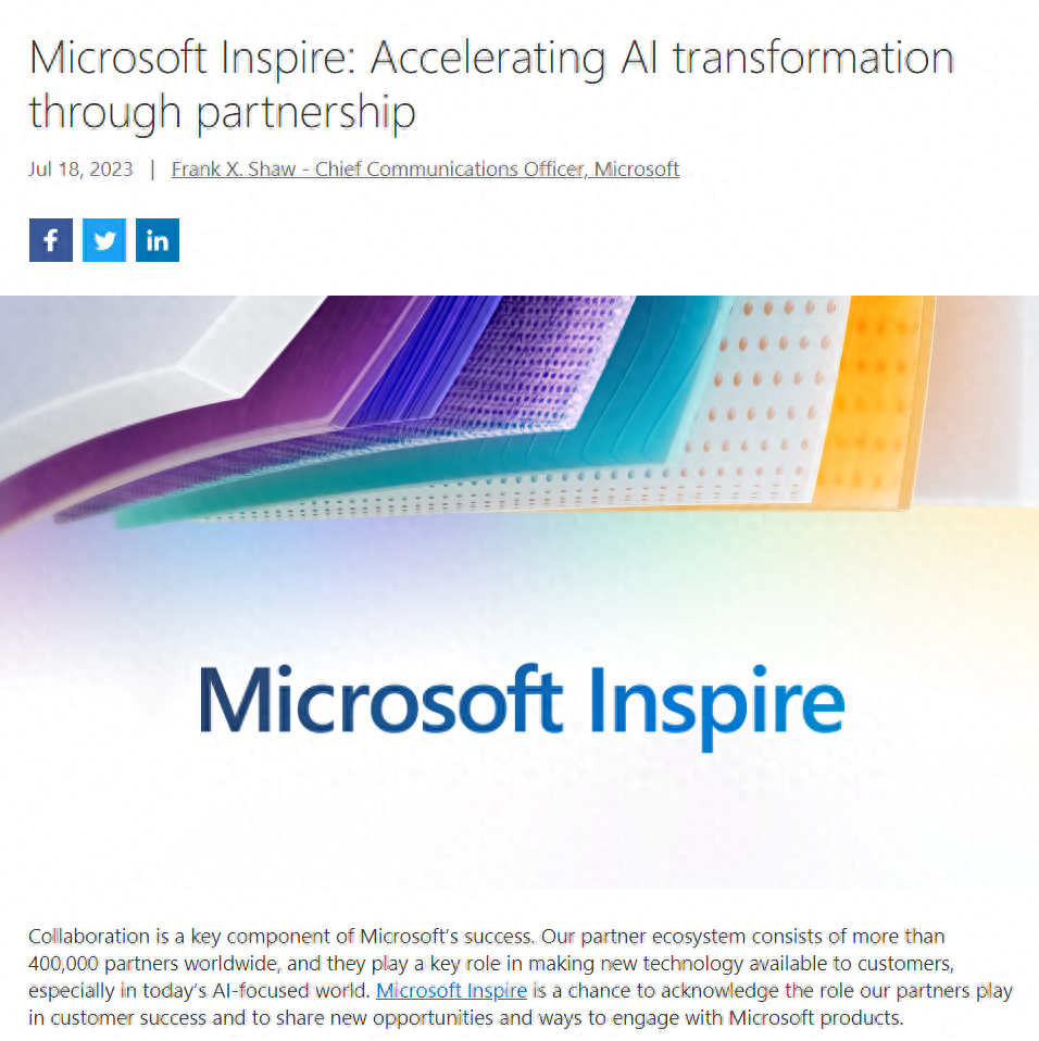 重磅!Office 365 AI助手定价了,联手Meta推AI新服务,微软股价创新高
