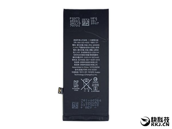 iPhone 8电池容量揭晓：1821mAh 略高于iPhone 6