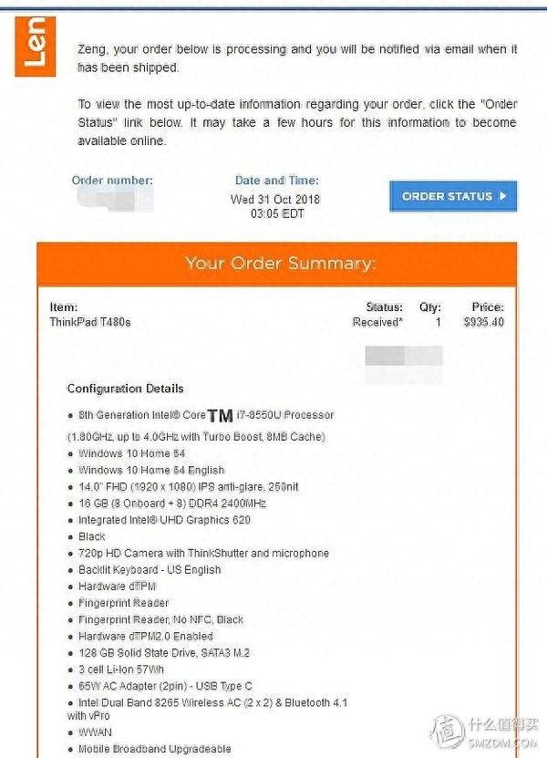 双十一不走寻常路，八通道购入T480s