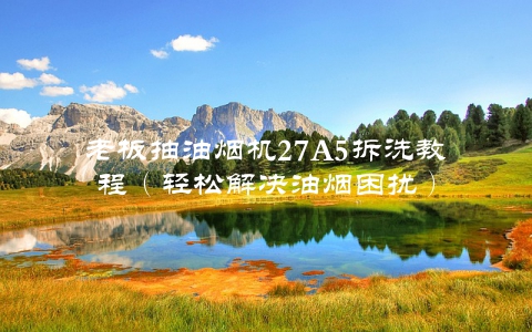 老板抽油烟机27A5拆洗教程（轻松解决油烟困扰）