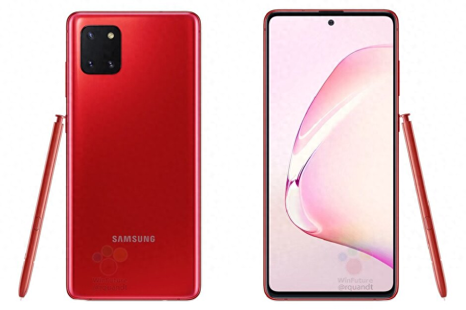 三星Galaxy Note 10 Lite完整配置曝光,性能强悍,定价友好