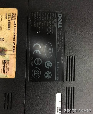 Dell 1320多故障笔记本电脑维修，看师傅怎么查故障