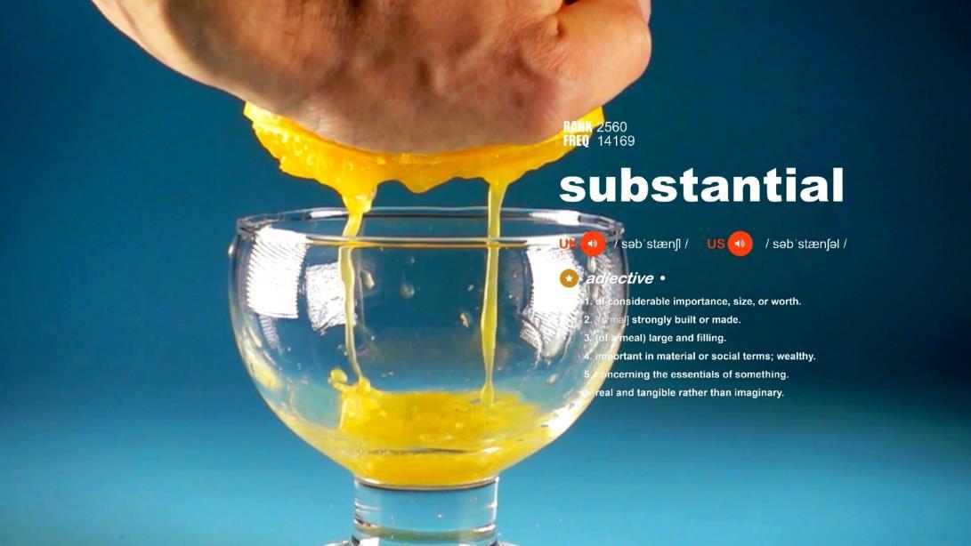 视觉化英语图文朗读版：过目不忘单词substantial（词频 14169）
