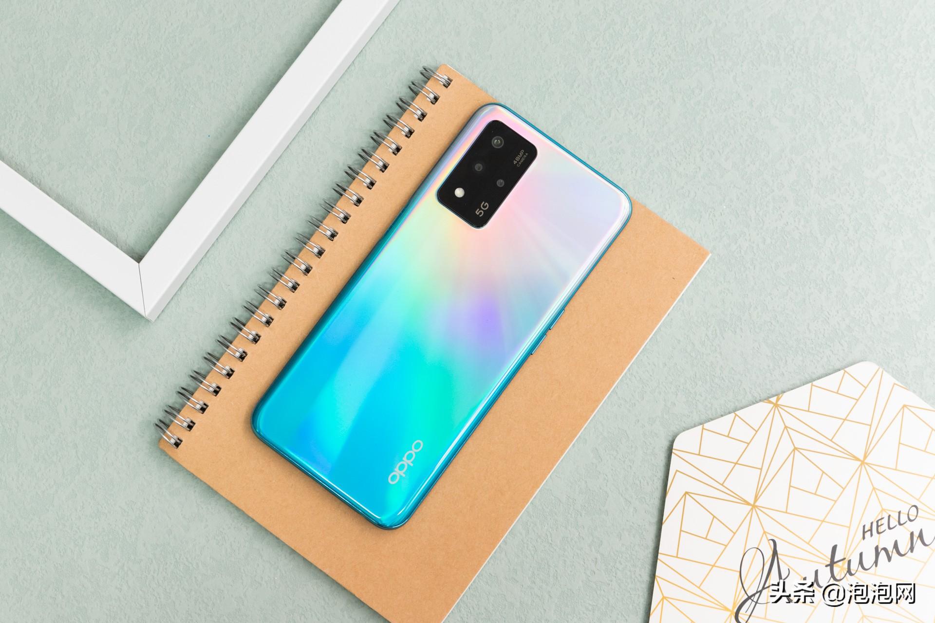 OPPO A93s图赏:高颜值轻薄机身+长续航加持