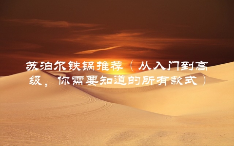 苏泊尔铁锅推荐（从入门到高级，你需要知道的所有款式）