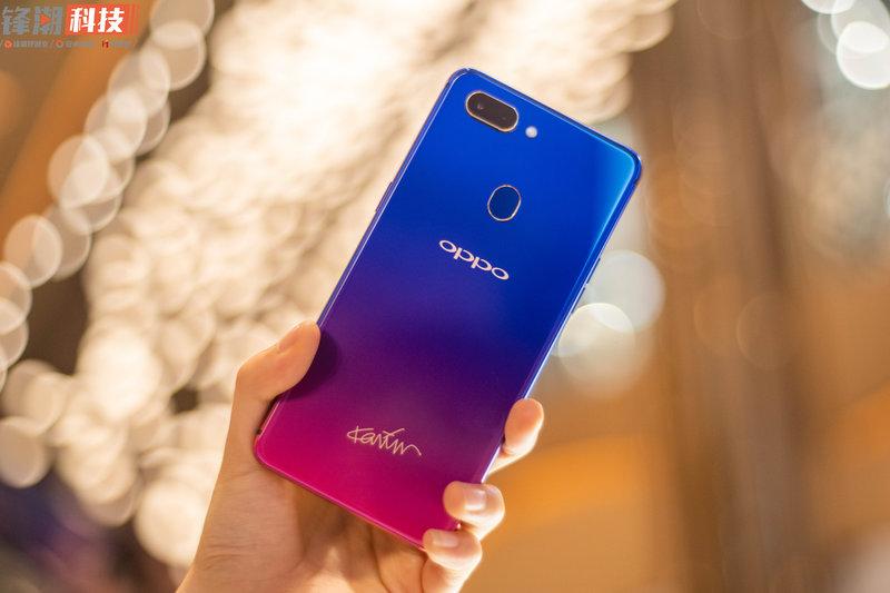 倾城之美，只在此色！OPPO R15 星云渐变 真机图赏