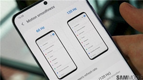 达人称已破解三星S20系列的2K、120Hz显示模式