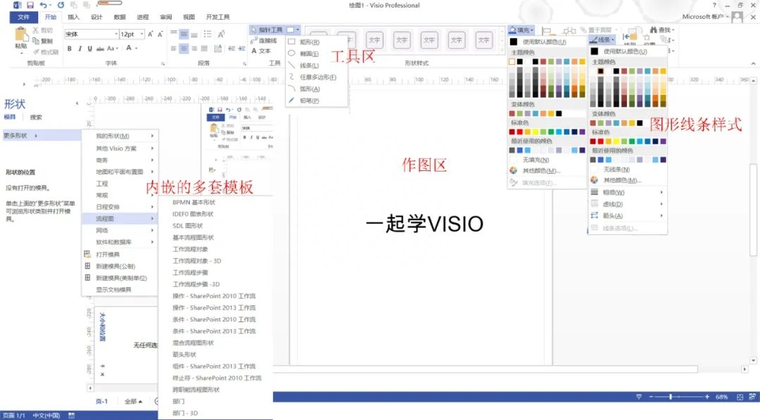 VISIO-科研作图的神器