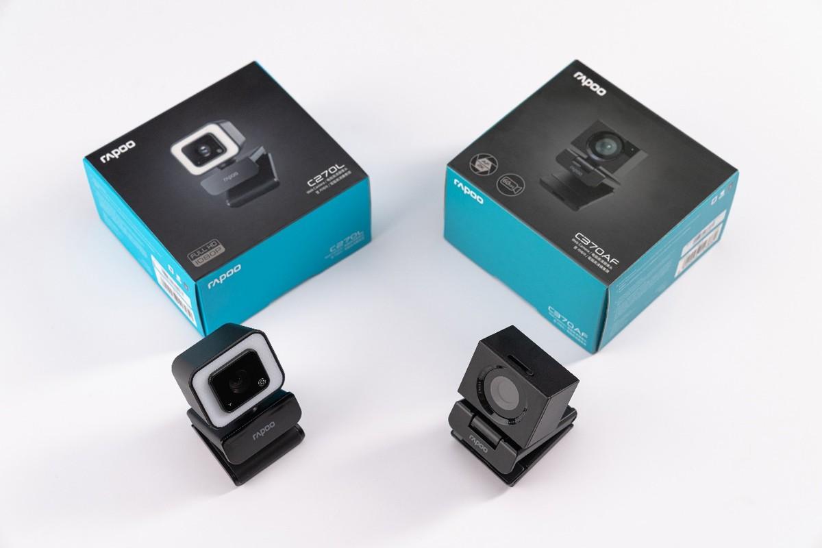 会议网课,高清随动Rapoo CA370AF/C270L网络摄像头评测