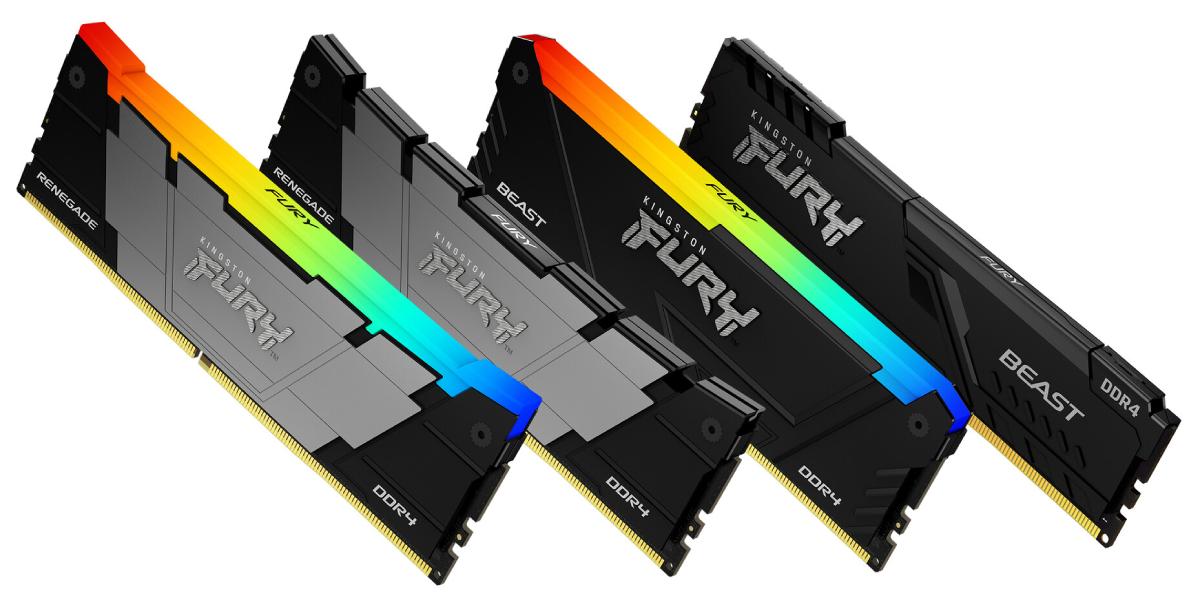 金士顿推出新款FURY 叛逆者 DDR4内存:频率最高可选5333MHz