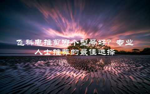 飞科电推剪哪个型号好？专业人士推荐的最佳选择